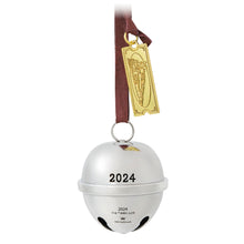 Load image into Gallery viewer, The Polar Express™ 20th Anniversary Santa&#39;s Sleigh Bell 2024 Metal Ornament
