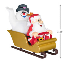 Load image into Gallery viewer, Frosty the Snowman™ Frosty and Santa Ornament
