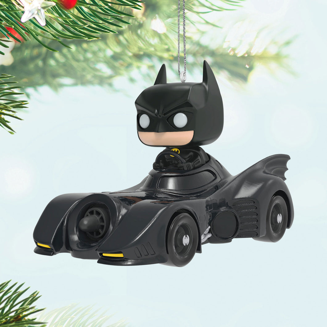 DC™ 1989 Batman™ in His Batmobile™ Funko POP!® Ornament