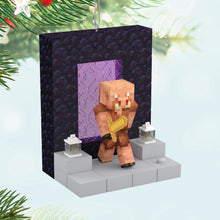 Load image into Gallery viewer, Minecraft Nether Portal Ornament With Light
