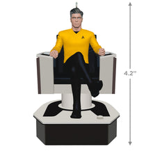 Load image into Gallery viewer, Star Trek™: Strange New Worlds Captain Christopher Pike Ornament With Sound
