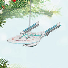 Load image into Gallery viewer, Star Trek™ Generations U.S.S. Enterprise NCC-1701-B Ornament With Light
