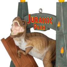 Load image into Gallery viewer, Jurassic Park Welcome to Jurassic Park Ornament With Sound

