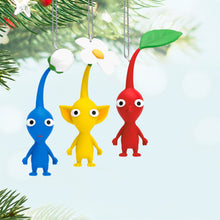 Load image into Gallery viewer, Nintendo Pikmin™ Red, Yellow, and Blue Pikmin Ornaments, Set of 3
