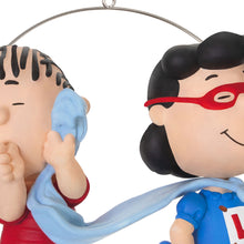 Load image into Gallery viewer, The Peanuts® Gang Super Lucy and Linus Ornament
