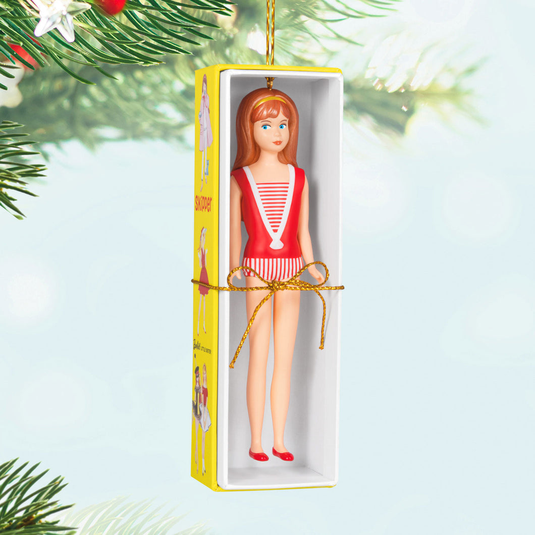 Barbie™ 60th Anniversary Barbie's Little Sister, Skipper™ Ornament