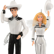 Load image into Gallery viewer, Barbie™ and Ken™ Western Stars Ornaments, Set of 2
