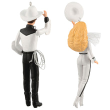 Load image into Gallery viewer, Barbie™ and Ken™ Western Stars Ornaments, Set of 2
