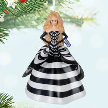 Load image into Gallery viewer, Barbie™ 65th Anniversary Blue Sapphire Porcelain and Fabric Ornament
