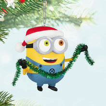 Load image into Gallery viewer, Minions Bob Trims the Tree Ornament With Sound
