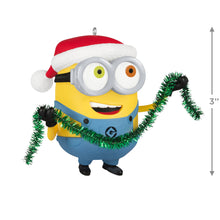 Load image into Gallery viewer, Minions Bob Trims the Tree Ornament With Sound
