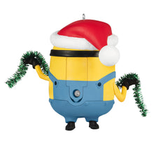 Load image into Gallery viewer, Minions Bob Trims the Tree Ornament With Sound

