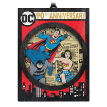 Load image into Gallery viewer, DC Comics™ 90th Anniversary DC Through the Ages Papercraft Ornament
