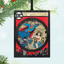 Load image into Gallery viewer, DC Comics™ 90th Anniversary DC Through the Ages Papercraft Ornament
