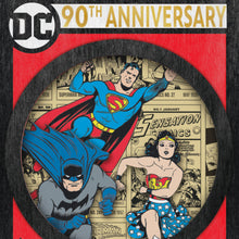 Load image into Gallery viewer, DC Comics™ 90th Anniversary DC Through the Ages Papercraft Ornament
