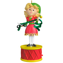 Load image into Gallery viewer, Elf Collection Jovie Ornament With Light and Sound
