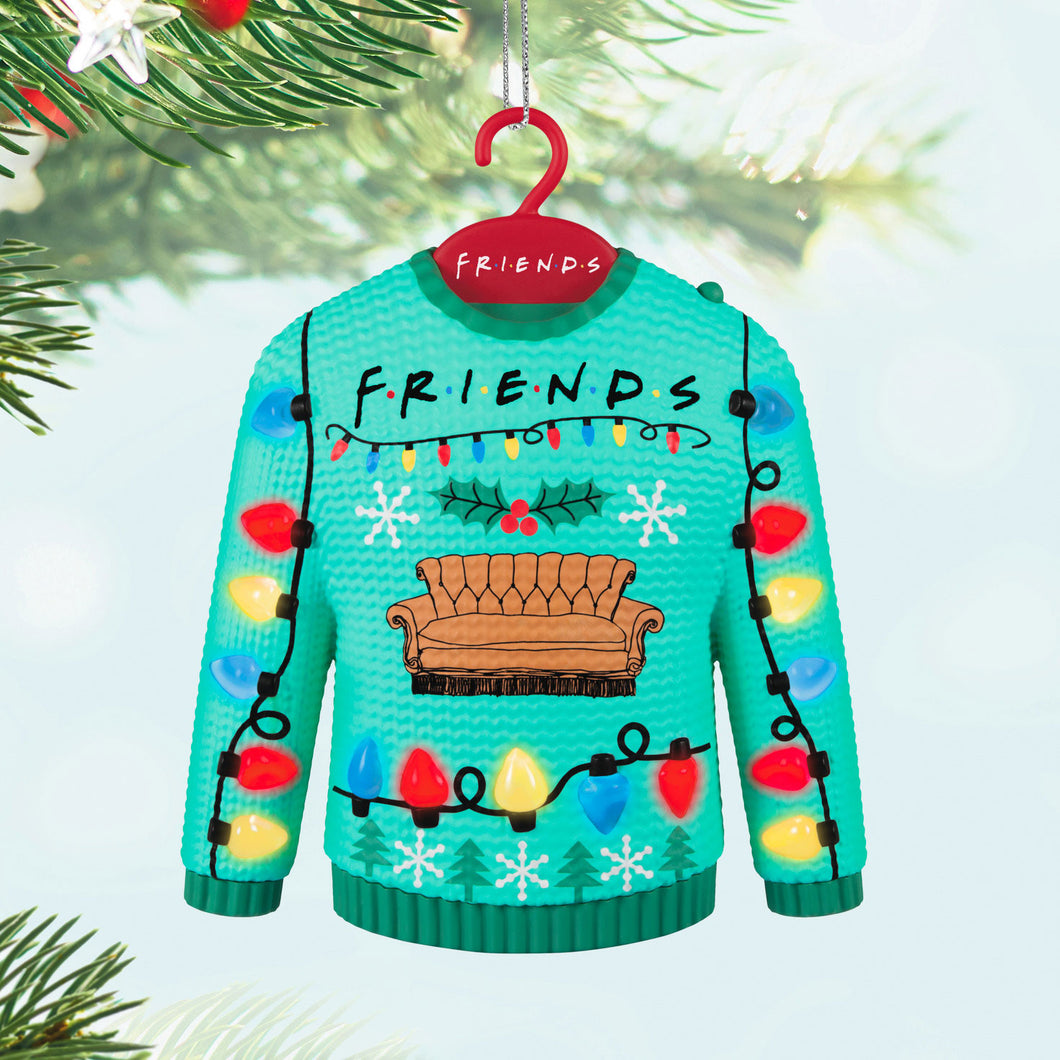 Friends Could We Be Any More Festive? Musical Ornament With Light