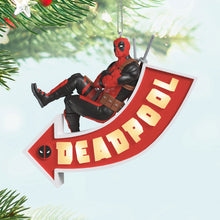 Load image into Gallery viewer, Marvel Deadpool It&#39;s a Sign! Ornament With Light
