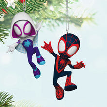 Load image into Gallery viewer, Marvel Spidey and His Amazing Friends Spin and Ghost-Spider Ornaments, Set of 2
