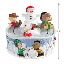 Load image into Gallery viewer, The Peanuts® Gang Let&#39;s Go Sledding! Musical Ornament With Light and Motion
