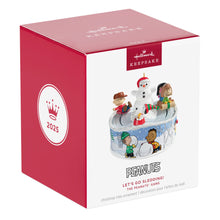 Load image into Gallery viewer, The Peanuts® Gang Let&#39;s Go Sledding! Musical Ornament With Light and Motion
