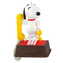 Load image into Gallery viewer, Peanuts® 75th Anniversary Hello, Snoopy! Ornament With Sound
