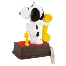 Load image into Gallery viewer, Peanuts® 75th Anniversary Hello, Snoopy! Ornament With Sound
