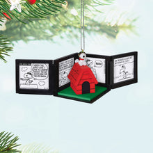 Load image into Gallery viewer, Peanuts® 75th Anniversary Snoopy as The Flying Ace Musical Ornament

