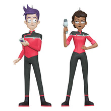 Load image into Gallery viewer, Star Trek™: Lower Decks Ensigns Beckett Mariner and Bradward Boimler Ornaments, Set of 2
