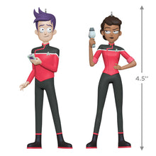 Load image into Gallery viewer, Star Trek™: Lower Decks Ensigns Beckett Mariner and Bradward Boimler Ornaments, Set of 2
