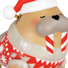 Load image into Gallery viewer, Mini Festive Flippered Friend Ornament, 0.85&quot;
