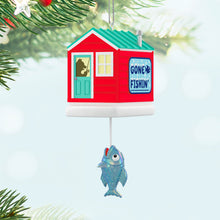 Load image into Gallery viewer, Mini Fishing for Fun Ornament With Light, 1.39&quot;
