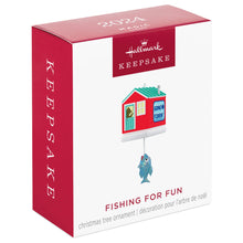 Load image into Gallery viewer, Mini Fishing for Fun Ornament With Light, 1.39&quot;
