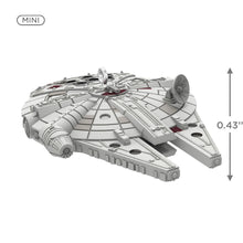 Load image into Gallery viewer, Mini Star Wars™ Millennium Falcon™ Ornament, 0.43&quot;
