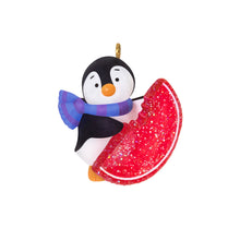 Load image into Gallery viewer, Mini Petite Penguins A Sweet Treat Ornament, 1" - 11th in series
