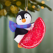 Load image into Gallery viewer, Mini Petite Penguins A Sweet Treat Ornament, 1" - 11th in series
