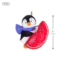 Load image into Gallery viewer, Mini Petite Penguins A Sweet Treat Ornament, 1" - 11th in series
