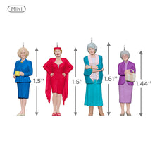 Load image into Gallery viewer, Mini The Golden Girls Ornaments, Set of 4
