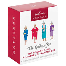 Load image into Gallery viewer, Mini The Golden Girls Ornaments, Set of 4
