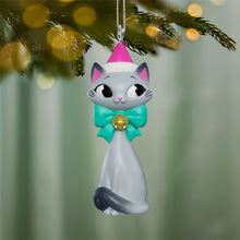 Load image into Gallery viewer, Mini Christmas Kitty Ornament, 1.25"
