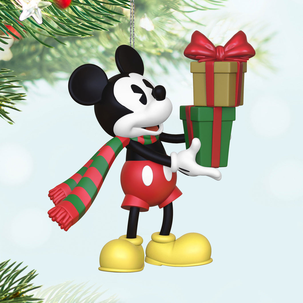 Mini Disney Mickey Mouse Mickey's Special Delivery Ornament, 1.16