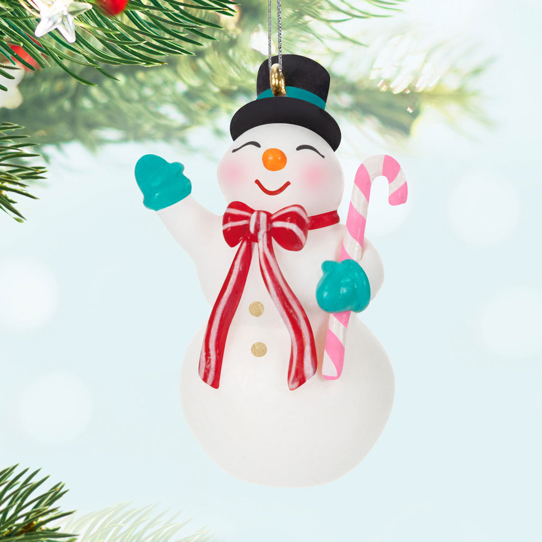 Mini Nostalgic Snowman Ornament, 1.45