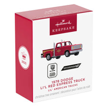 Load image into Gallery viewer, Mini 1978 Dodge Li’l Red Express Truck 3rd in the Lil’ American Trucks series

