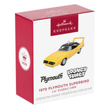 Load image into Gallery viewer, Mini Lil' Classic Cars 1970 Plymouth Superbird 2026 Metal Ornament, 0.75"- 9th in series
