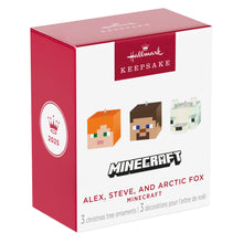 Load image into Gallery viewer, Mini - Alex, Steve and Arctic Fox Minecraft
