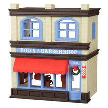 Load image into Gallery viewer, Nostalgic Houses and Shops Rod&#39;s Barbershop 2024 Ornament- 41st in the Nostalgic Houses and Shops Series
