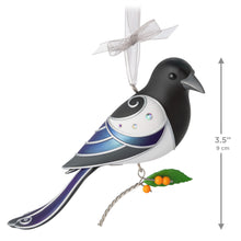 Load image into Gallery viewer, The Beauty of Birds Black-Billed Magpie Ornament
