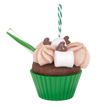 Load image into Gallery viewer, Christmas Cupcakes Cup of Cocoa Ornament -  15th in the Christmas Cupcakes Series
