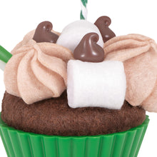 Load image into Gallery viewer, Christmas Cupcakes Cup of Cocoa Ornament -  15th in the Christmas Cupcakes Series
