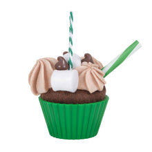 Load image into Gallery viewer, Christmas Cupcakes Cup of Cocoa Ornament -  15th in the Christmas Cupcakes Series
